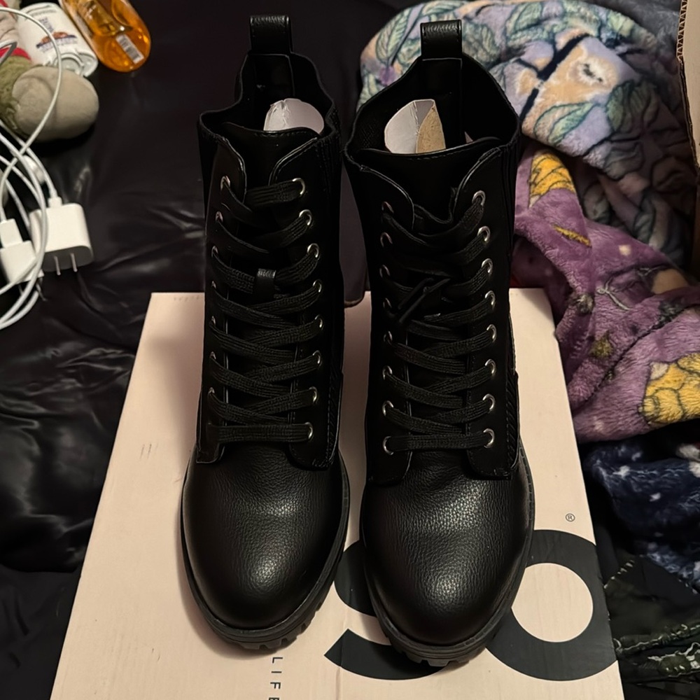 Black boots